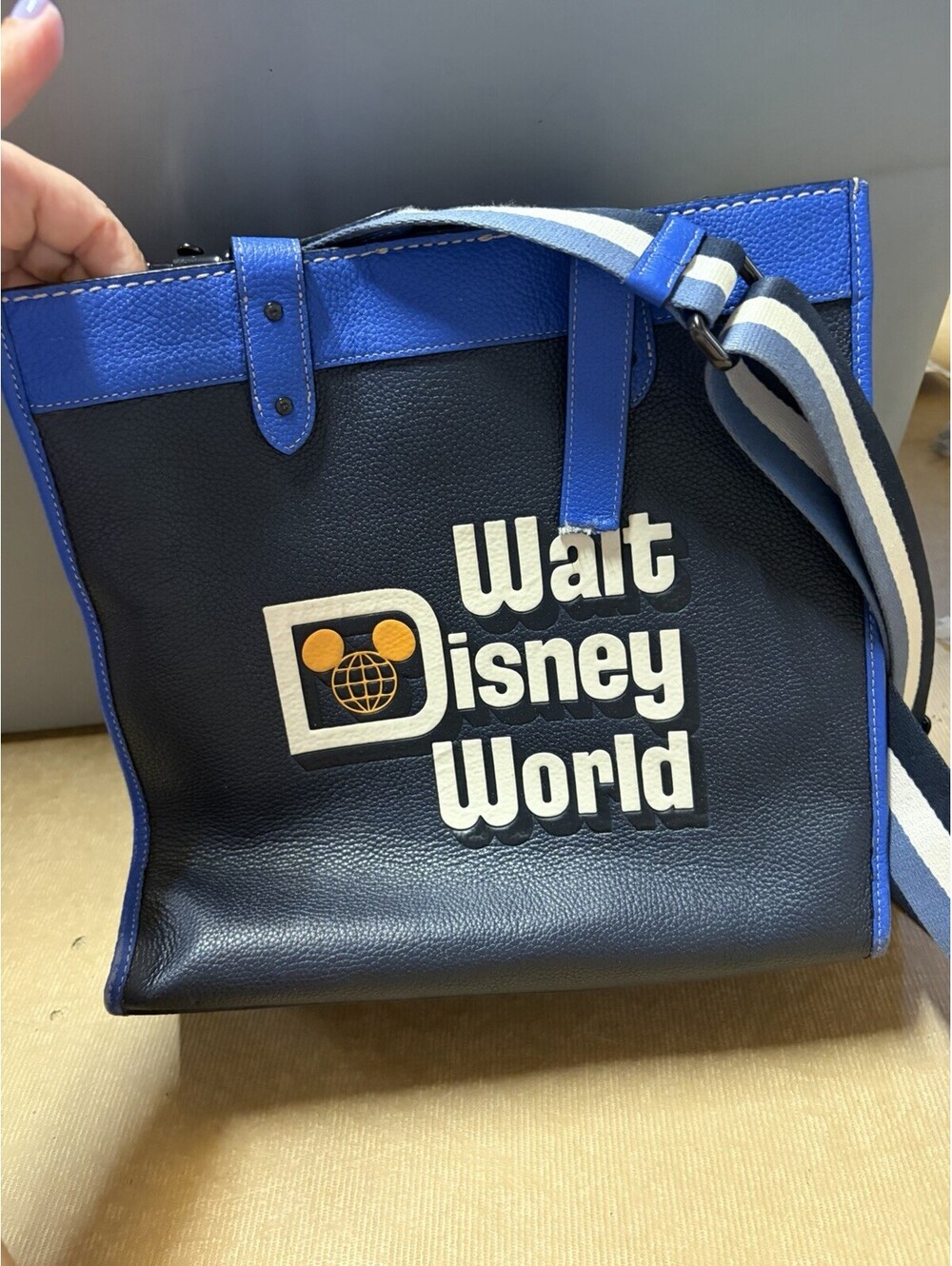 Coach Disney Walt Disney World Leather Field Tote **Read**
